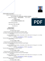 CV Europass Pr. Prof. Univ. Dr. Emil Jurcan