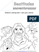 Los Bienaventuranzas - Libro para Colorear - Beatitudes Coloring Book