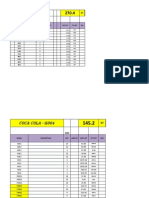 Coca Cola - G004 Parts List and Weight Summary