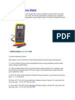 Avometer Multimeter Digital