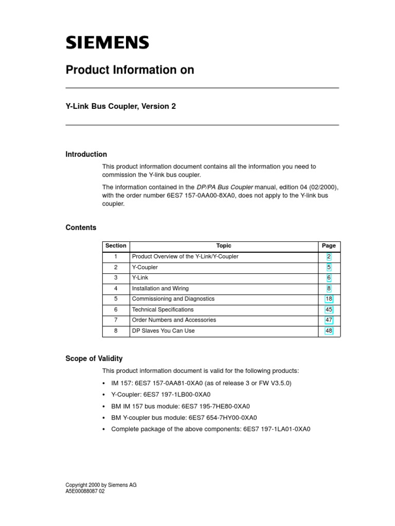 Y LINK Module | PDF