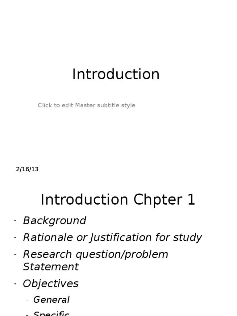 Research Study Framework Guide | PDF