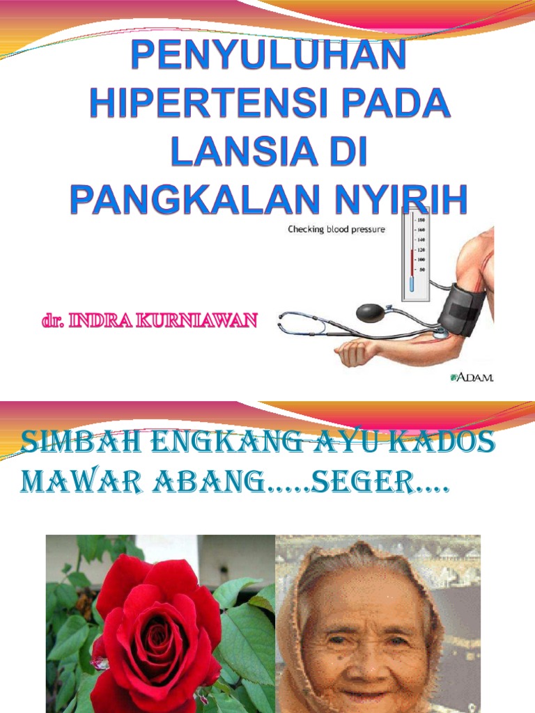 Penyuluhan Hipertensi Pada Lansia Di Pangkalan Nyirih