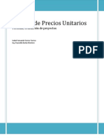 Análisis de Precios Unitarios Isabel Torrico