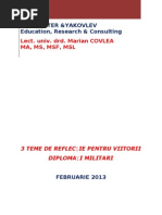 3 TEME DE REFLECȚIE