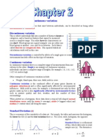 Variation (Continuous/ Discontinuous)