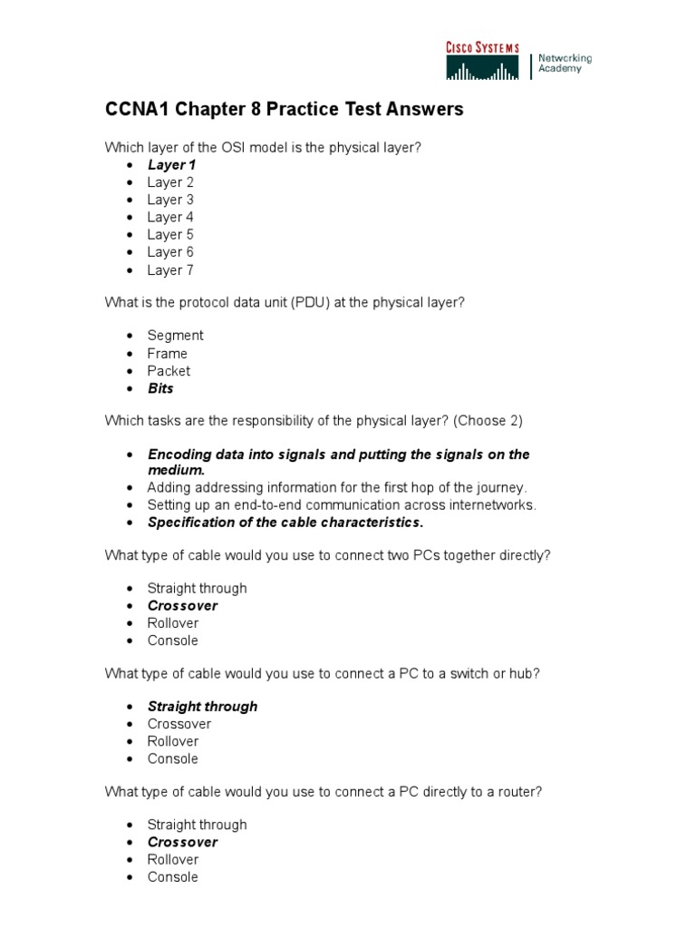 Osi Model Practice Test – CompTIA Network+ Certification Practice Test ...