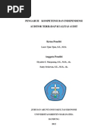 Download Pengaruh Kompetensi Dan Independensi Auditor Terhadap Kualitas Audit by Dewi Purwati SN125805302 doc pdf