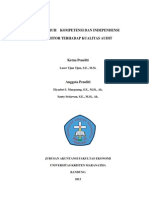 Download Pengaruh Kompetensi Dan Independensi Auditor Terhadap Kualitas Audit by Dewi Purwati SN125805302 doc pdf