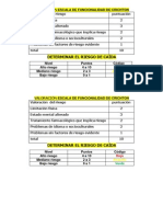 Valoración Escala de Funcionalidad de Crichton