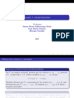 Bases y Dimensiones (Algebra Lineal)