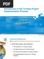 00 Introduction to the Turnkey Project Implementation Process