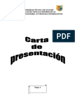 Carta de Presentacion