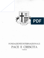 Relazione Tecnico Scientifica Della Fondazione Internazionale Pace e Crescita