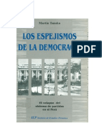 Martin Tanaka, Los Espejismos de La Democracia