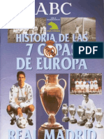 Real Madrid - Coleccionable ABC - Historia de Las 7 Copas de Europa