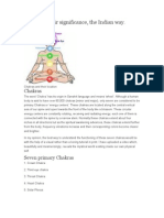 Chakras Their Significance, The Indian Way. (Part-1)