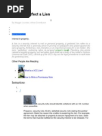 How to Perfect a Lien