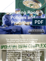 Operating Room Policies and Procedures II