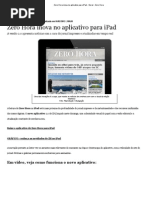 Zero Hora Inova No Aplicativo Para iPad - Geral - Zero Hora