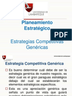 Estrategias Competitivas Genéricas