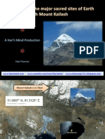 Alignments of Sacred Sites With Mount Kailash