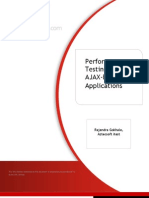 Performance Testing - Ajax Based Applications