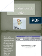 La Evolución de Office