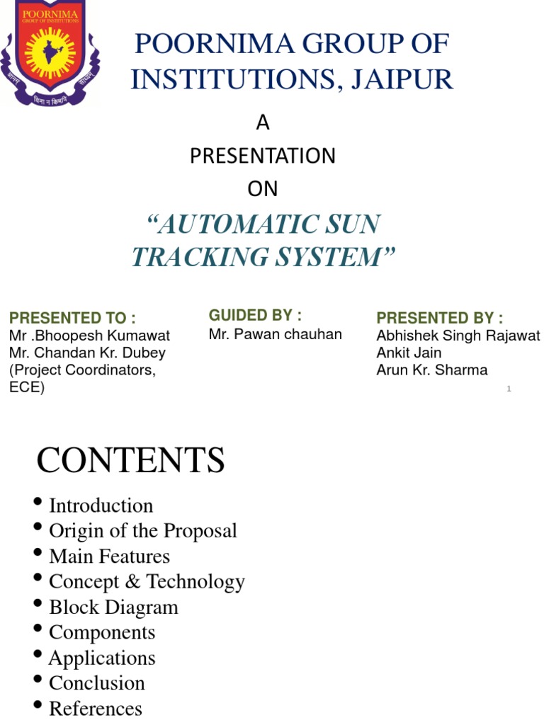 Automatic Sun Tracking System Overview | PDF | Sun | Solar Energy