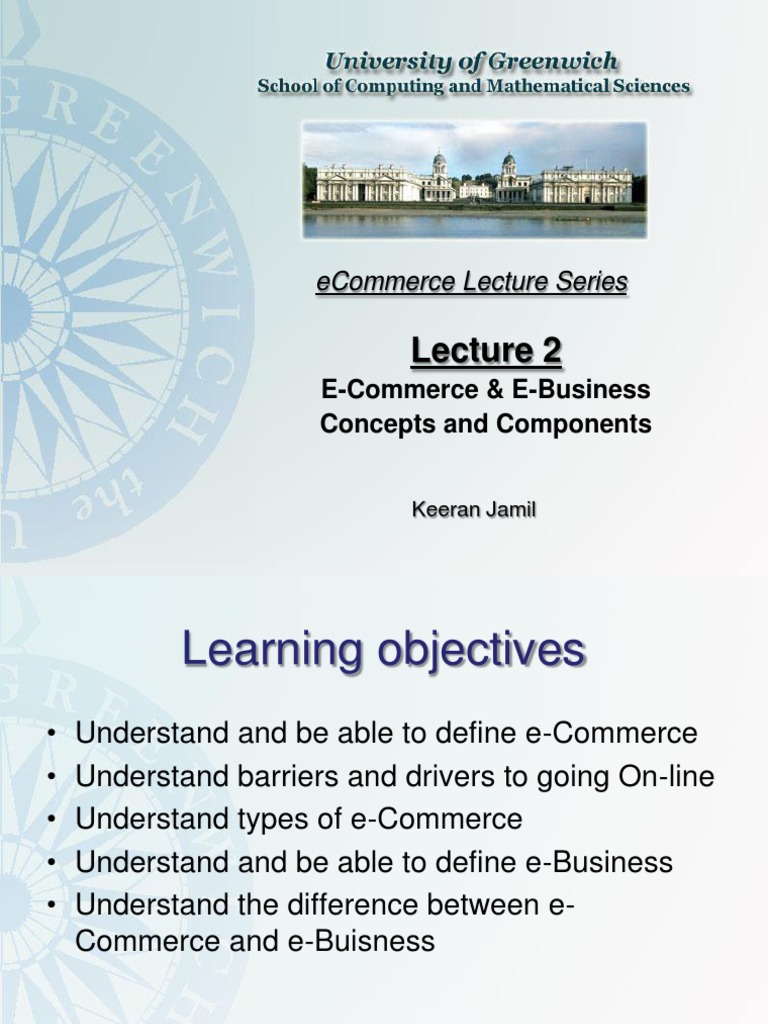 E-Commerce vs. E-Business Concepts | PDF | E Commerce | Supply Chain