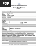 CS 315-Theory of Automata-Shahab Baqai
