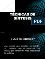 Tecnicas de Sintesis