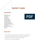 Chicken Byriani Recipe