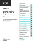 Download Siemens Simatic S 7 300 - 400 -Statement List for S7-300 and S7-400 by duniaengineering8666 SN12586666 doc pdf