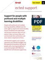 Learning Disabilityin Control Factsheet 39 PMLD