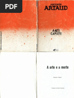 Antonin Artaud a Arte e a Morte Hiena Editora 1985