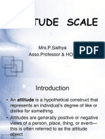 Attitude Scale