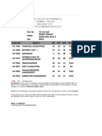 Results: Loyola College (Autonomous), CHENNAI - 600 034. November 2012 Semester Examination Results