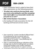 Libor Libor World Economy