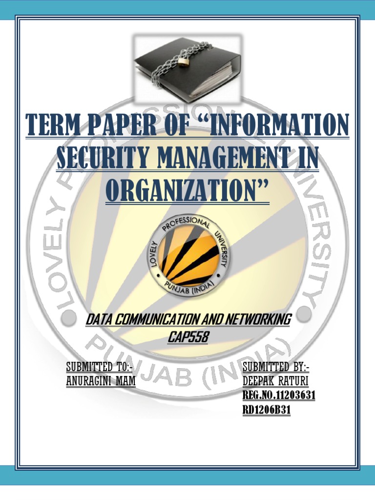 Information Security Management Paper | PDF | Information Security ...