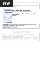 Download Russian Influence in Post-Communist Romania by A_Sabedora_Gata SN125882539 doc pdf
