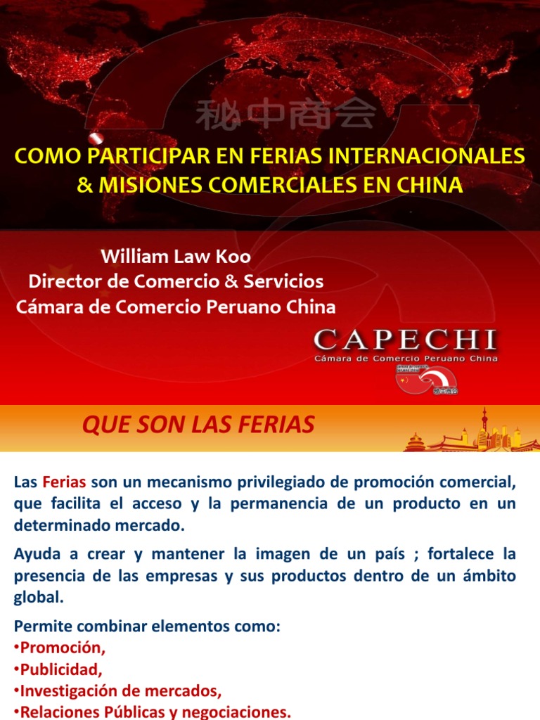 Como Participar en Ferias Internacionales y Misiones Comerciales en ...
