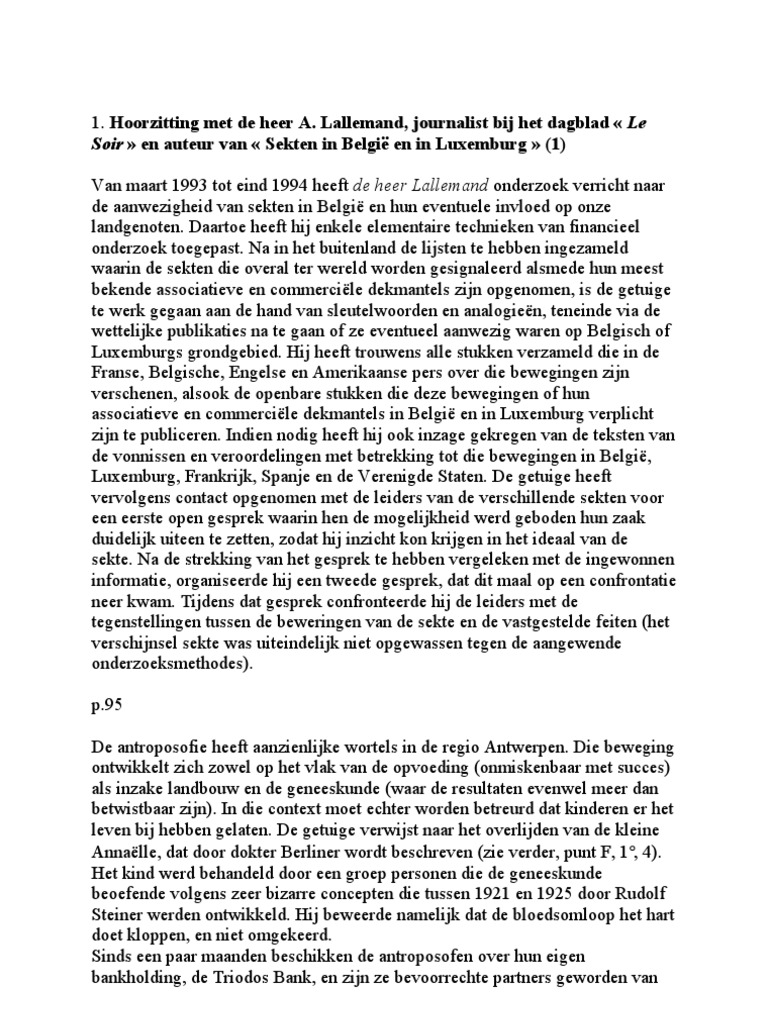 Antroposofie in Parlementair Onderzoek PDF