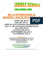 2013 Saddle Series Info Package