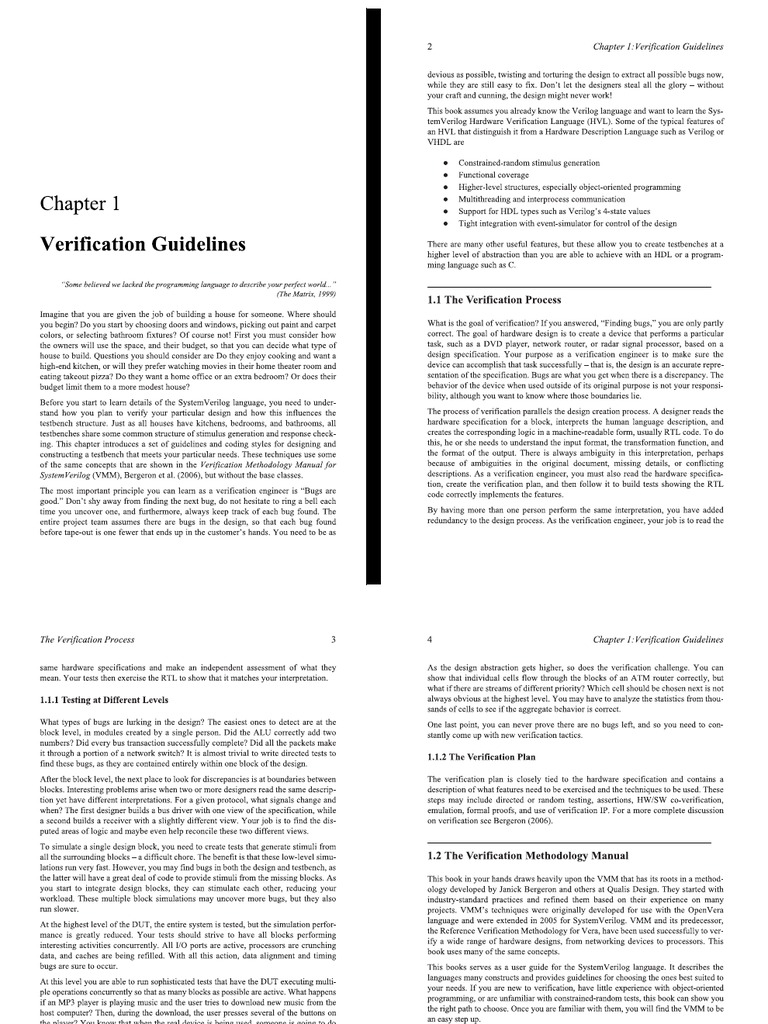 SystemVerilog For Verification | PDF | Electronic Design 