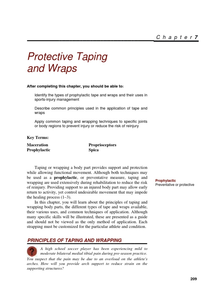 Sports Taping Techniques Guide | PDF | Foot | Knee