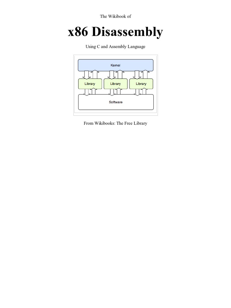 X86 Disassembly | PDF | Art