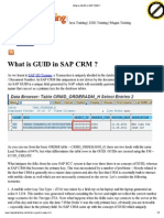 What is Guid in Sap Crm