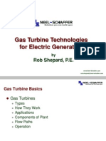 Gas Turbine Technologies For Electric Generation