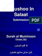Khushoo in Salaat
